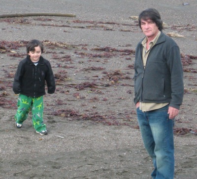 Darien & I on Beach in Cambria