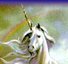 The Unicorn representing author's Spiritual Being, Higher Self.